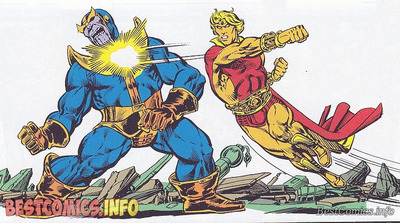 Адам Уорлок победил Таноса